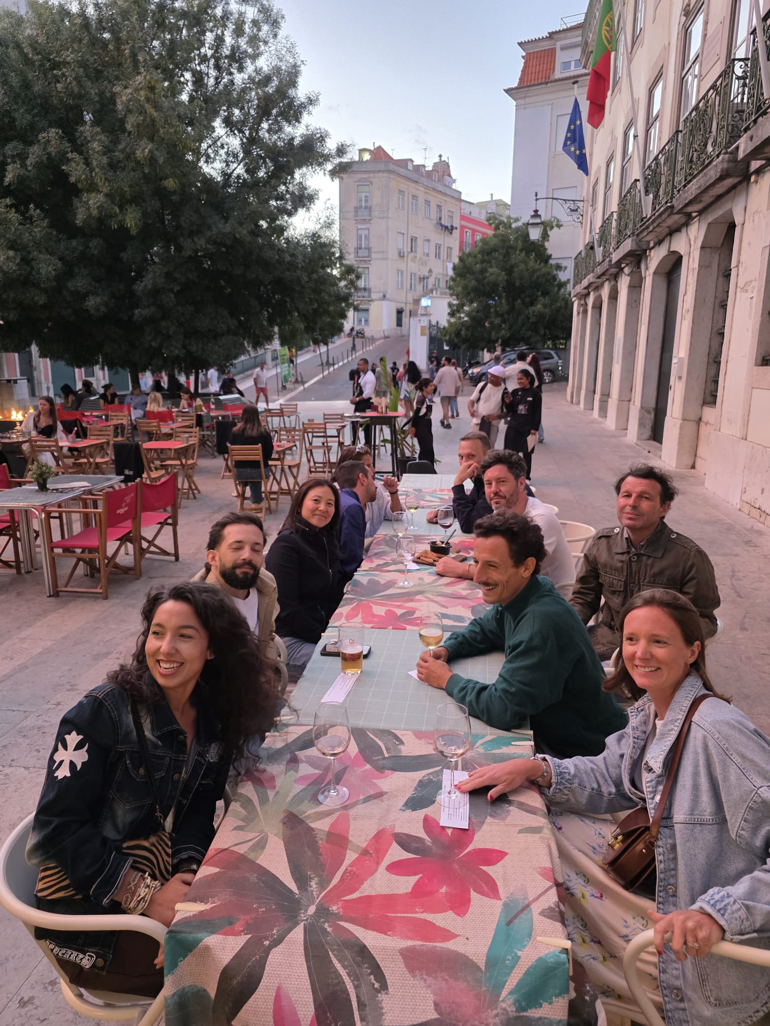 Apéro SynCoop en terrasse à Lisbonne